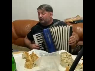 mother-in-law was buried, two button accordions were torn