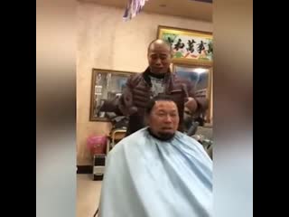 barbershop. asians